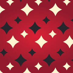 red and black pattern, vector, modern, mosaic, geometric, seamless, abstract, textile and kaleidoscope background