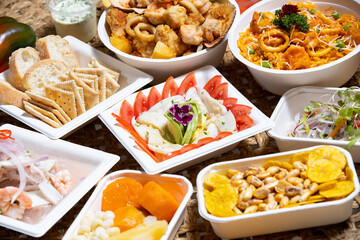 Peruvian food,  Muchame de Pulpo  delicious