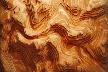 Fotobehang intricate depiction of cork texture © Igor