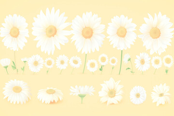 A cheerful, yellow and sunny flower summer. Copy Space, Background.