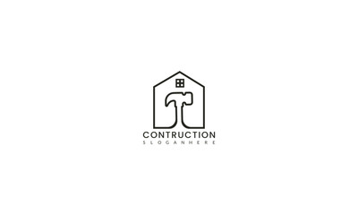 Creative modern Construction logo vector