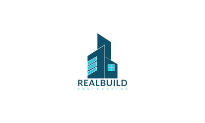 Fototapeta premium Building Construction Company Logo Design.home design logo 