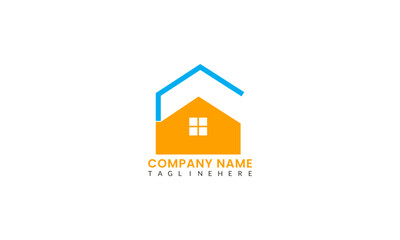 Creative concept logo for construction and service
