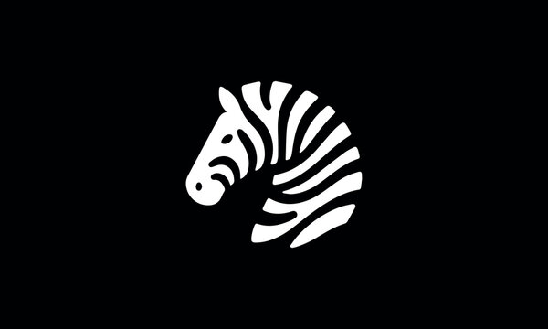 neck or yard of zebra | zebra head black and white sticker zebra head black and white badge zebra head black and white patch 