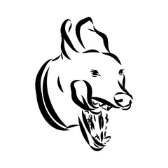 Scenes of dog training with cartoon characters of man and his pet learning various commands