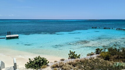 coastline with turquoise water 