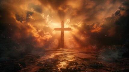 Fototapeta premium HOLY written on the solid background