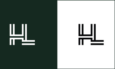 HL, LH,H , L, Abstract Letters Logo Monogram