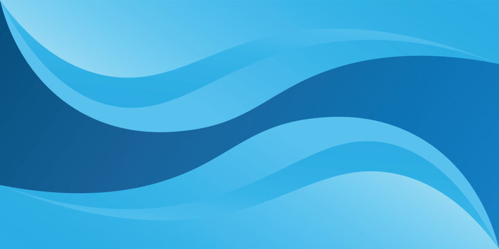 abstract blue background with dynamic wave lines for futuristic concept. modern vector