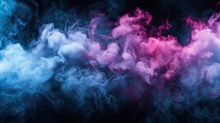 Whispering Hues: Ethereal Smoke Dance