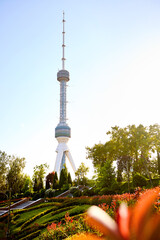 Tashkent Television TV Tower in Uzbekistan