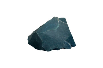 Obraz premium Sample of Plasma silicate rock mineral specimen isolated on white background.