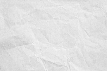 Crumpled white background paper texture