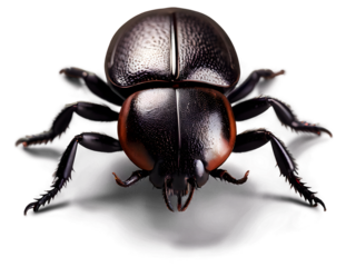 Bess Beetle 3D Design On A PNG Background