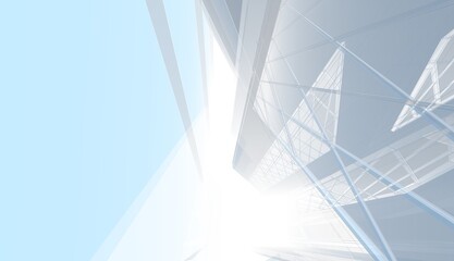 abstract architectural background 3d rendering 