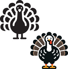 Turkey on a white background.