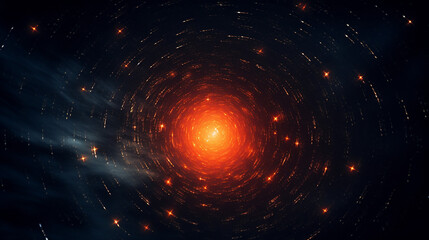 A captivating astrophotography image of an interstellar. - obrazy, fototapety, plakaty