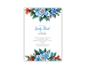 Wedding card background invite vector template greeting card design 