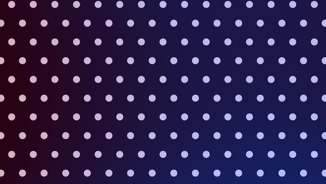 Abstract background in blue colors with pattern and seamless loop. Looped aniamtion with elements as dots and geometrics shapes moving on the surface. 