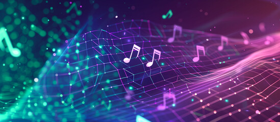 abstract music design background