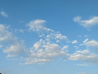 blue sky with clouds