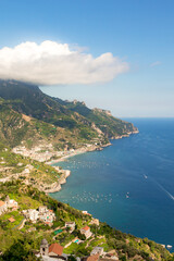 Naklejka na ściany i meble Amalfi Coast, Italy