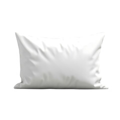 White pillow isolated on transparent background Generative Ai