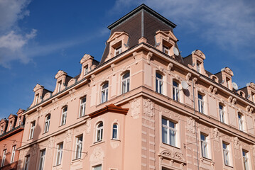 Fototapeta na wymiar Karlovy Vary, Czech Republic, February 2024