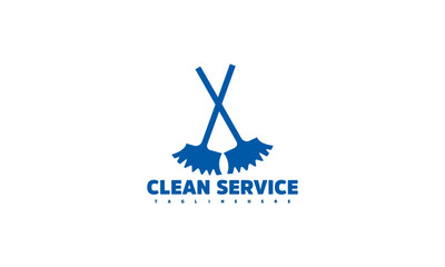 Cleaning Service Logo Design Idea.