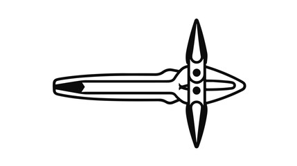 Hand Tool Outline Icon - Pliers  silhouette icon 