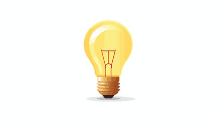 Light lamp bulb icon. Idea sign solution thinking 