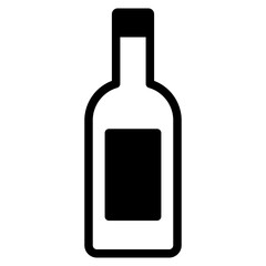 Alcoholic bottle icon