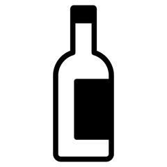 Alcoholic bottle icon