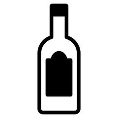 Alcoholic bottle icon