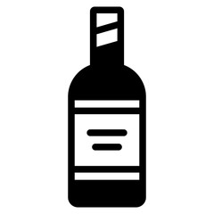 Alcoholic bottle icon