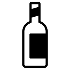 Alcoholic bottle icon