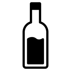 Alcoholic bottle icon