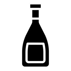 Alcoholic bottle icon