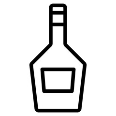 Alcoholic bottle icon