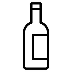 Alcoholic bottle icon