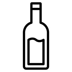 Alcoholic bottle icon