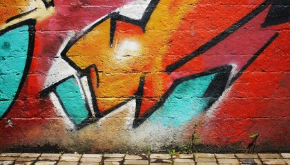 graffiti on urban wall 