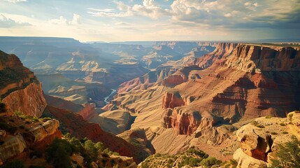 Majestic Geological Formations at National Park