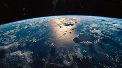 Curvature of Earth from Space