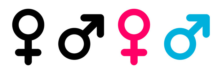 male female gender sign