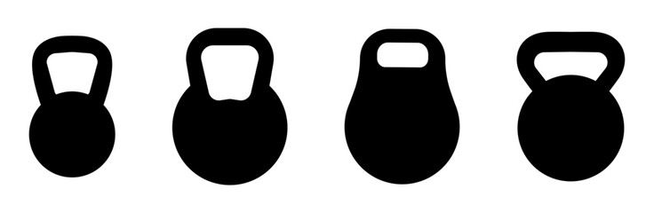 kettle bell gym icon