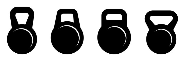 kettle bell gym icon