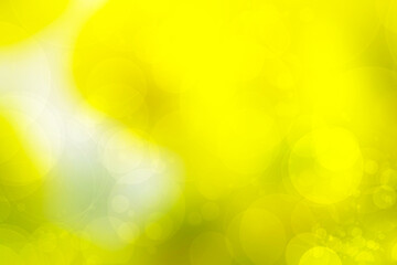 Abstract fresh delicate gradient green light and yellow pastel spring or summer bokeh background. Beautiful texture.