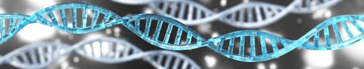 DNA, RNA helix, banner,
3d rendering - 764230707