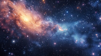 Cosmic Stars and Galaxies - obrazy, fototapety, plakaty